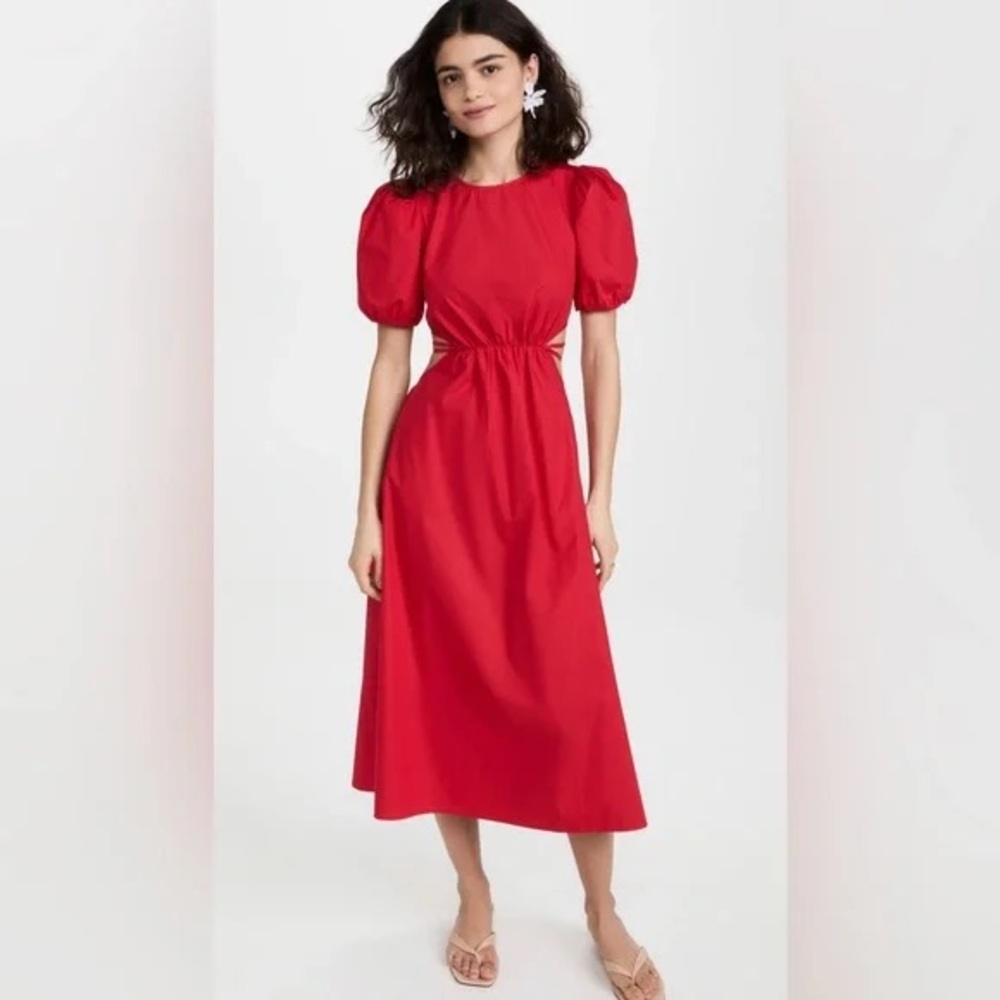 Moon River Cut-out Putt Sleeve Dress XS